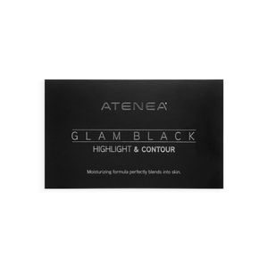 Paleta Contorno e Iluminador Atenea Glam Black x7