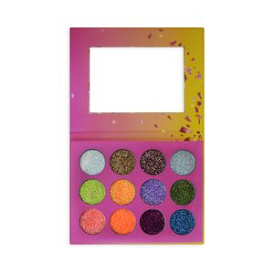 Paleta Glitters Ruby Rose Color Fest x12 tonos