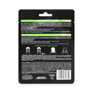 Mascarilla Facial Garnier Pure Carbón x28g