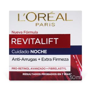 Crema Facial L'Oréal Revitalift Noche x50ml