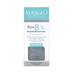 Base Regeneradora de Uñas Masglo 8 en 1 x13,5ml