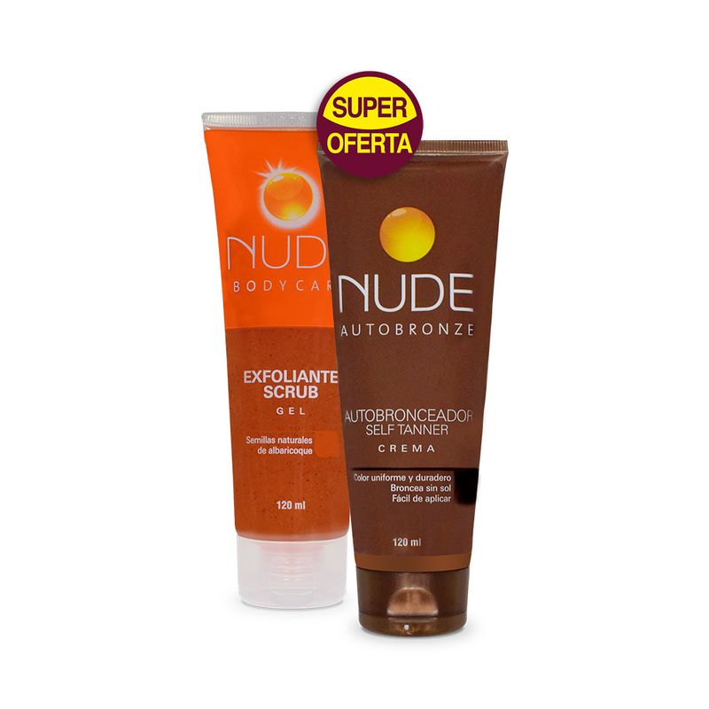Autobronceador---Exfoliante-Nude