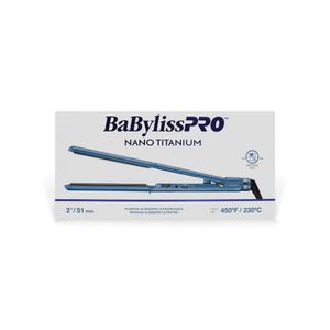 Plancha Babyliss Pro Nano Titanium Ultra Delgada