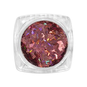 Confeti para Uñas Palo Rosa DU 3110