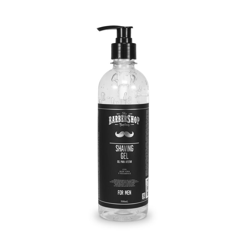 Sapiens Barber Shop Gel de Afeitar Transparente Hombre - Gel de Afeitar 97%  Natural Fabricado en