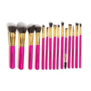 Kit de Brochas Lovly Fucsia LP607 Montoc