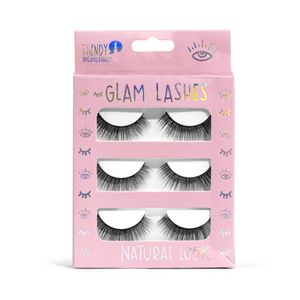 Pestañas Trendy x3uds. Glam REF24
