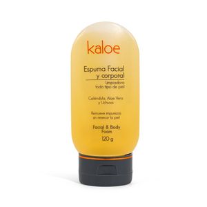 Espuma Limpiadora Kaloe y Corporal Naranja x120ml