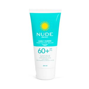 Bloqueador Solar Rostro y Cuerpo Nude SPF60 90ml
