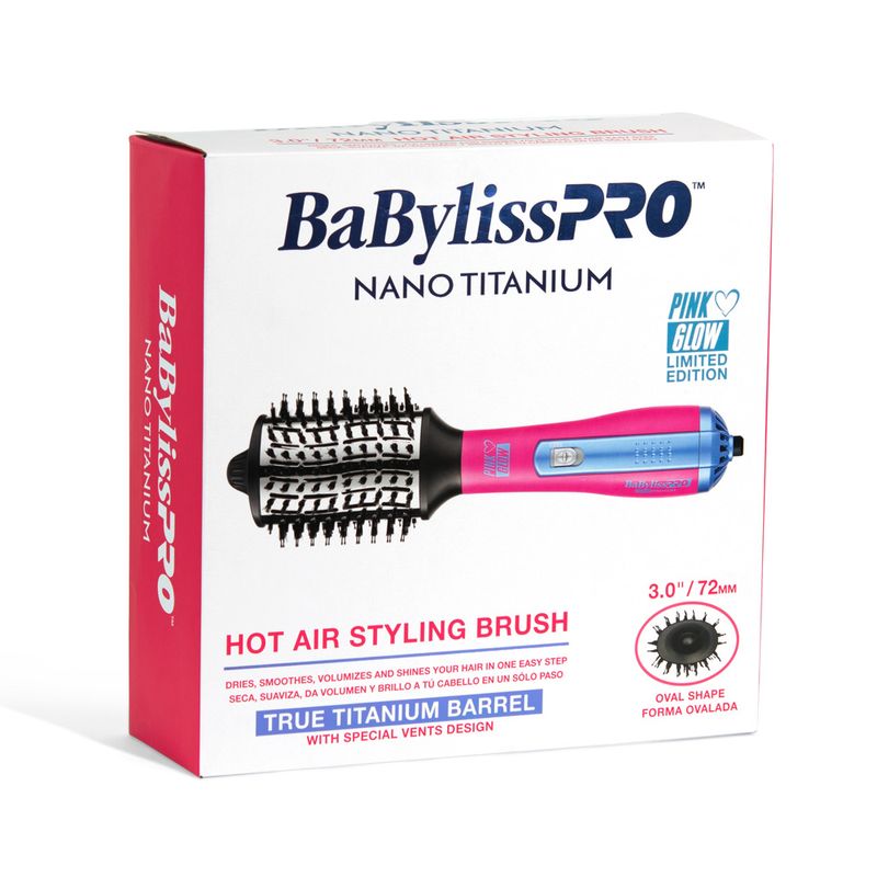 Cepillo Secador Electrico Babyliss Pro Para Alisar Cabello 3.0 Edicion Pink  Glow