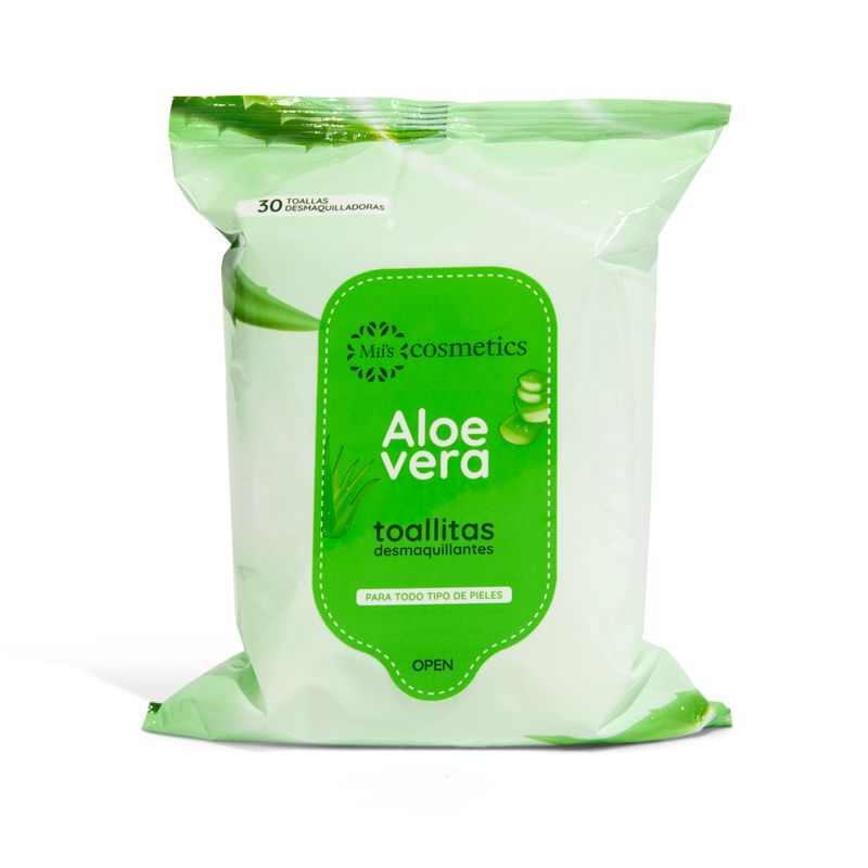 Toalla Desmaquillante Aloe Vera Miis Cosmetics -, ♥ Miis Cosmetics