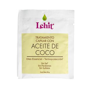 Tratamiento Capilar Lehit Óleo de Coco x30g