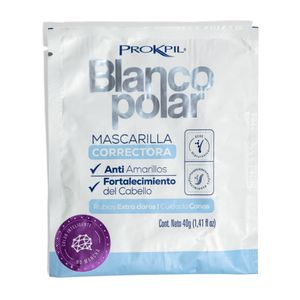 Mascarilla Capilar Blanco Polar Prokpil