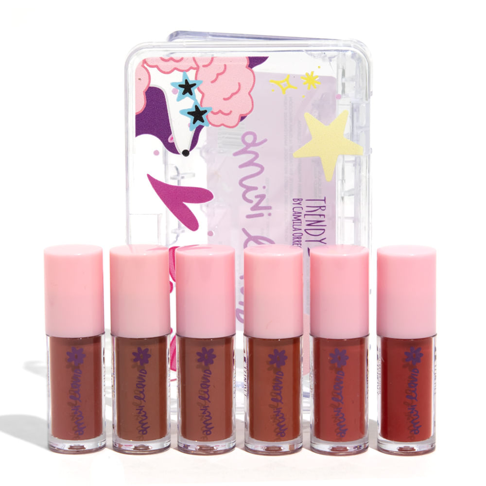 Kit Labiales Liquidos Mini Trendy Lml1509 Surticosméticos