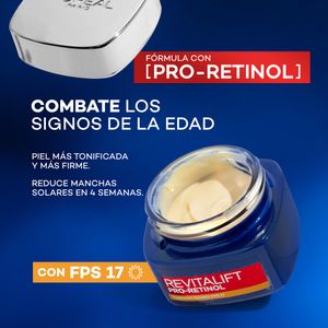 Crema Retinol Dia Revitalift L'Oréal FPS17 50ml