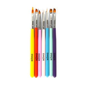 Set Pinceles para Uñas en Gel Enkor