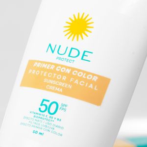Protector Sunscreen Crema Nude con Color x50ml