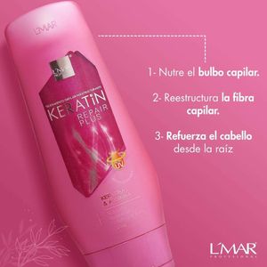 Crema para Peinar L'mar Keratin Repair Plus x280g