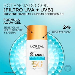 Protector Solar L'Oréal UV Defender FPS50+ Aqua Fusion
